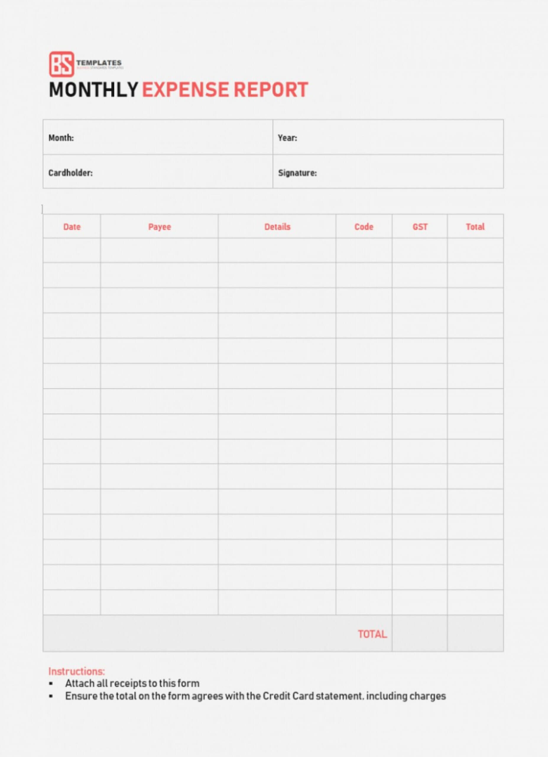 Magnificent Expenses Report Template Excel Ideas Monthly Regarding Monthly Expense Report Template Excel