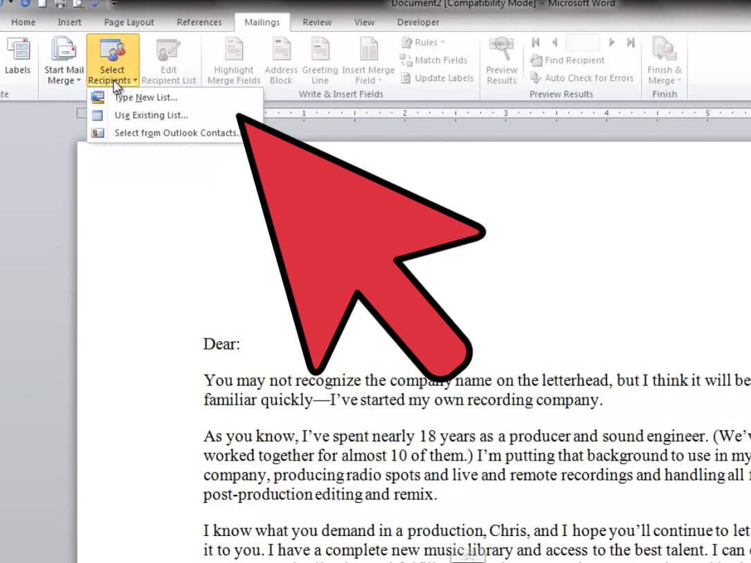 Mail Merge In Microsoft Word | Words, Word Program, Lettering In How To Create A Mail Merge Template In Word 2010