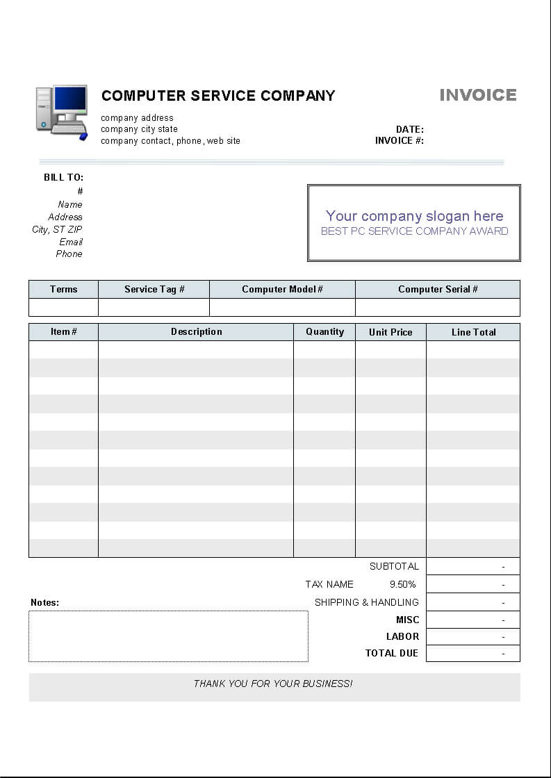 Maintenance Repair Job Card Template - Microsoft Excel With Maintenance Job Card Template