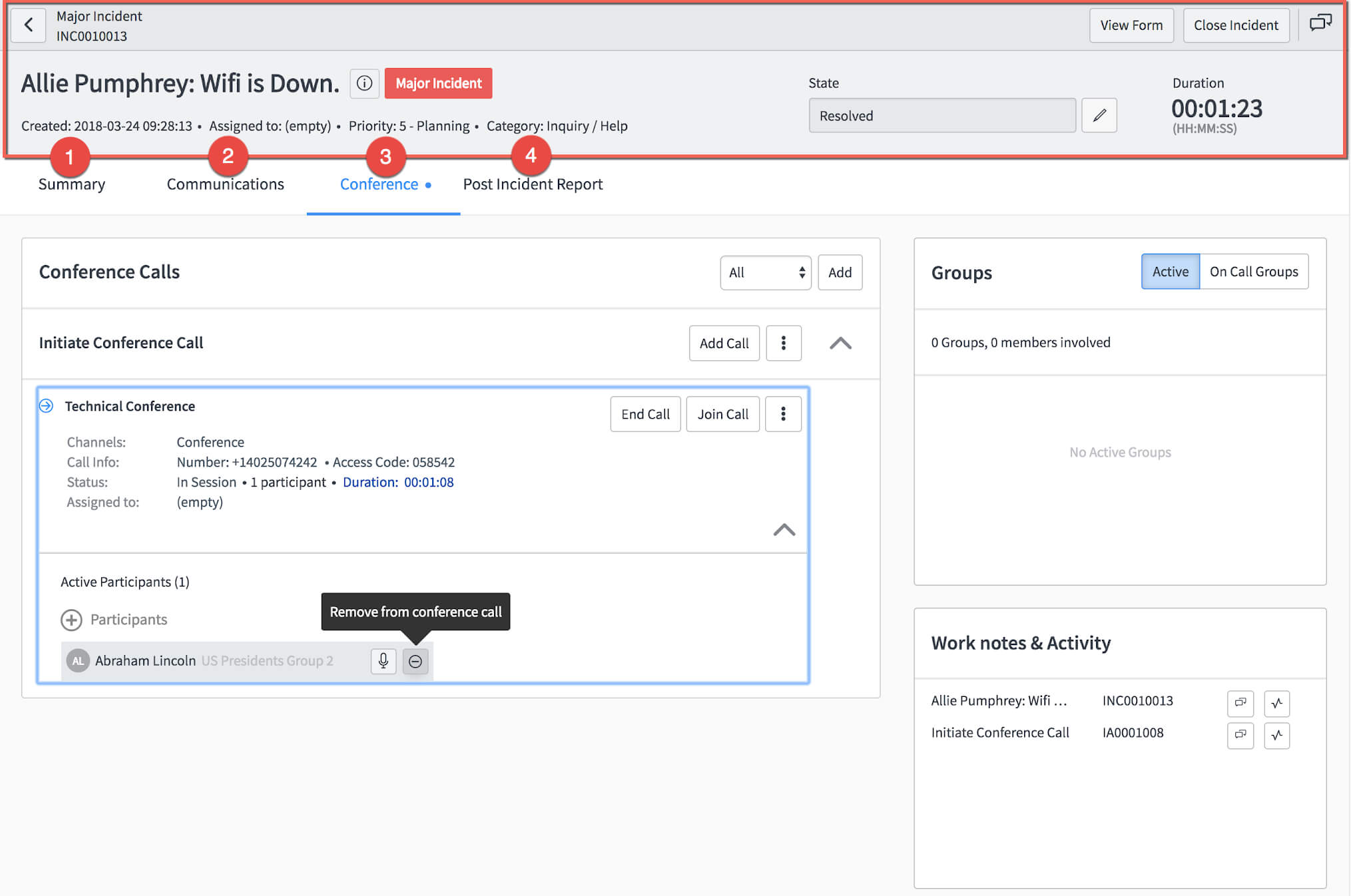 Major Incident Workbench | Servicenow Docs For It Major Incident Report Template