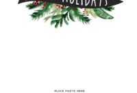 Make Your Own Photo Christmas Cards (For Free!) | Holidays intended for Happy Holidays Card Template