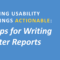 Making Usability Findings Actionable For Usability Test Report Template