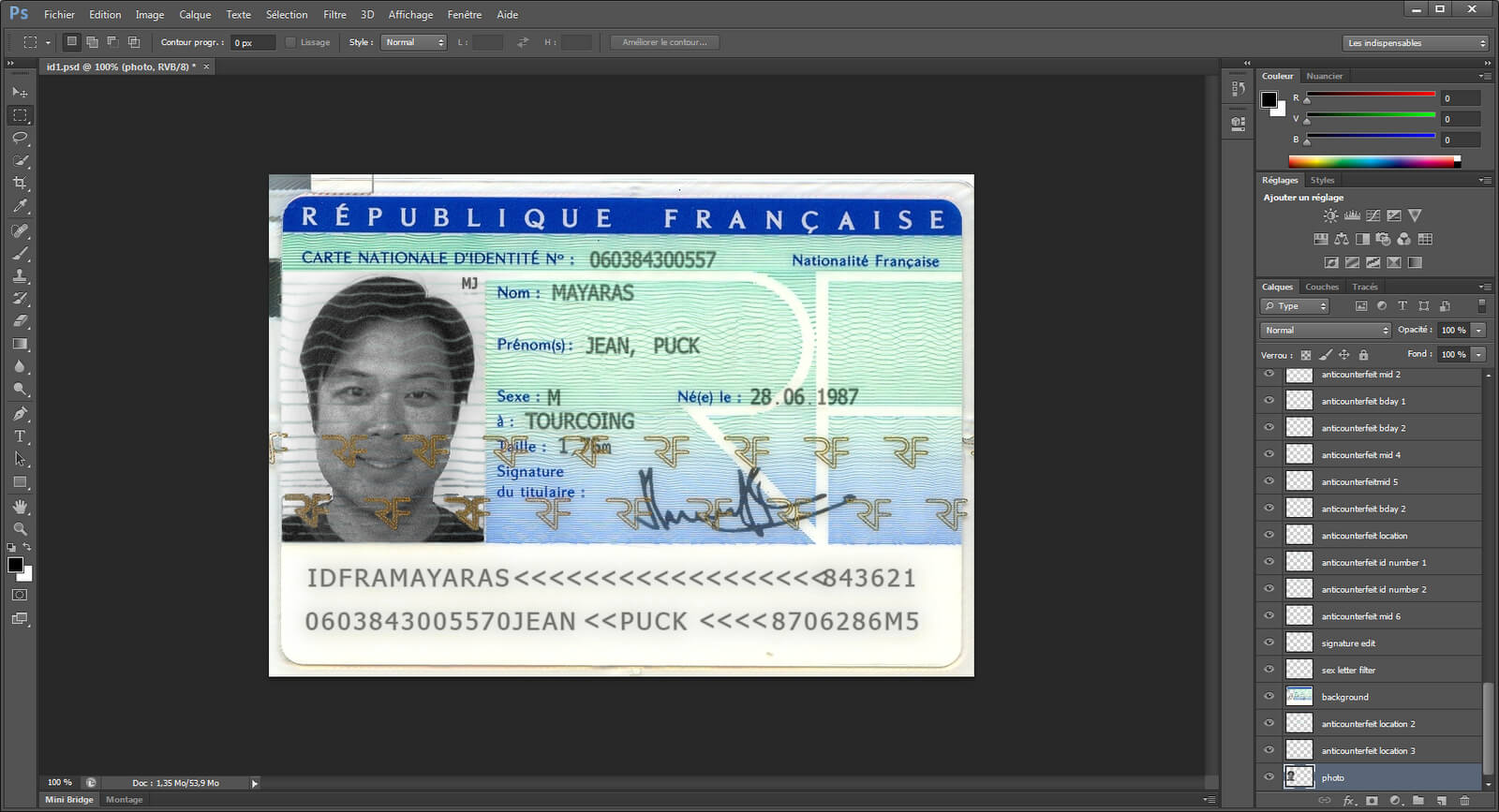 Malware News – Downloads – Research – Ppi Tools And Releases Inside French Id Card Template