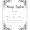 Marriage Certificate – Fill Online, Printable, Fillable With Regard To Certificate Of Marriage Template