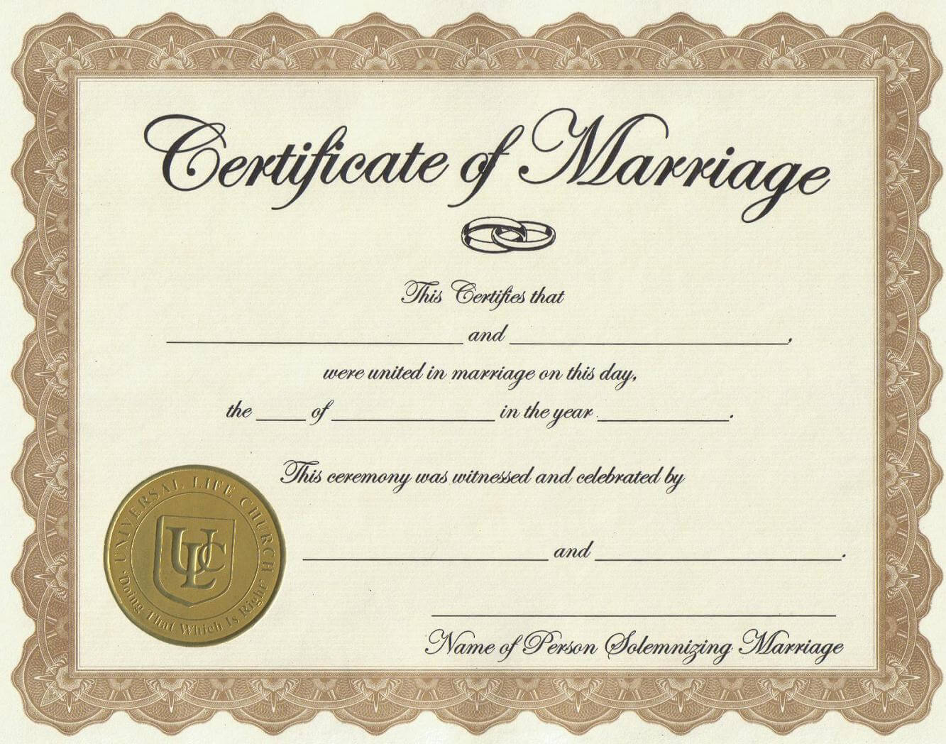 Marriage License Printable Achievement Certificate Template With Certificate Of License Template