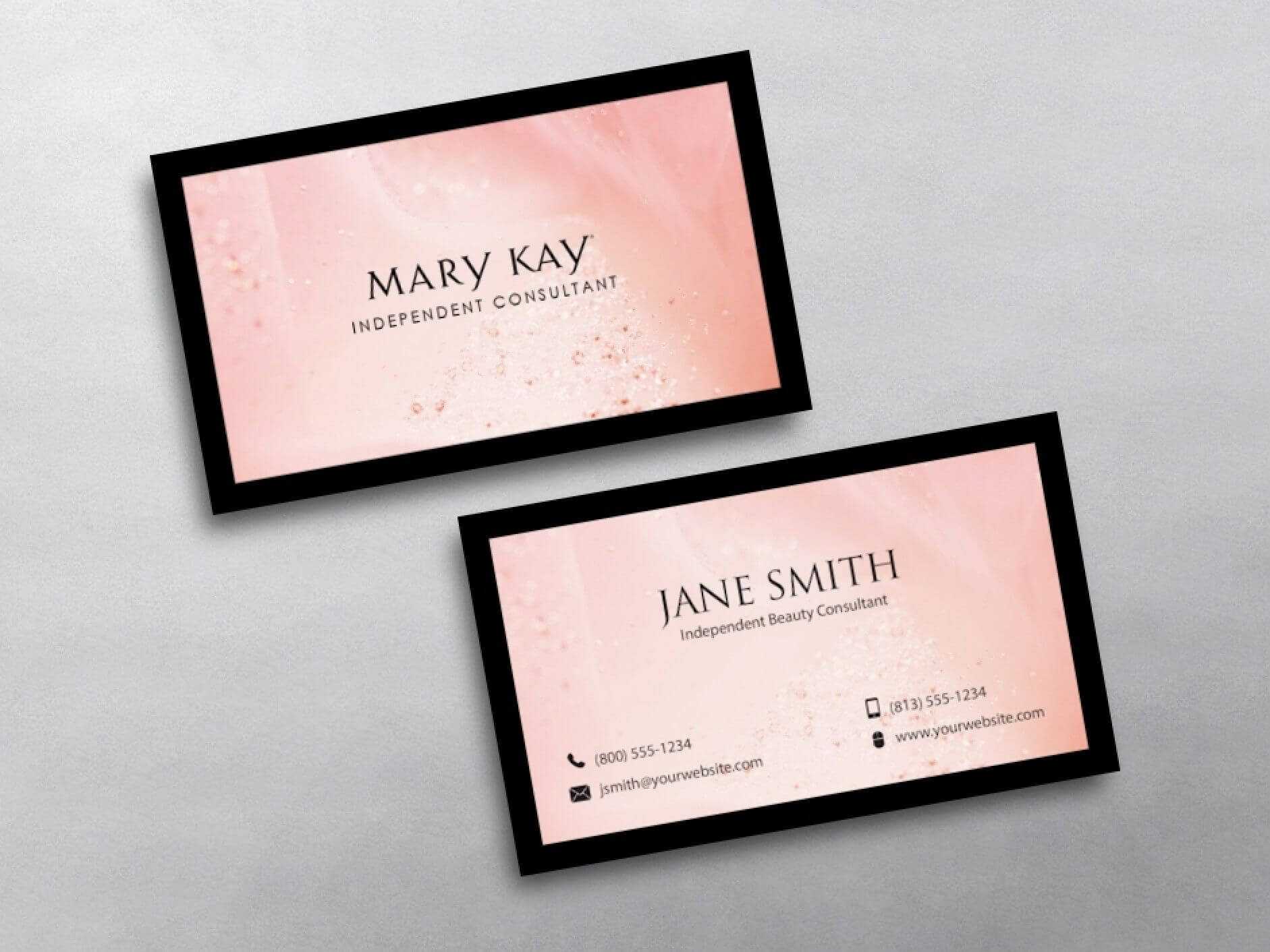 Mary Kay Business Cards | Beauty Business Cards, Free Within Mary Kay Business Cards Templates Free