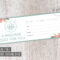 Massage Gift Certificate, Easter Gift Certificate Printable in Spa Day Gift Certificate Template