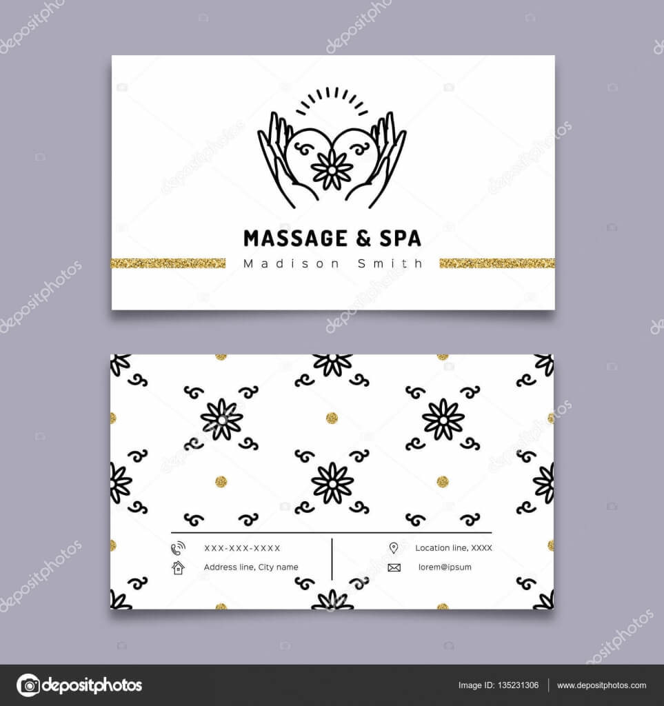 Massage Therapy Business Card Templates | Massage And Spa With Regard To Massage Therapy Business Card Templates