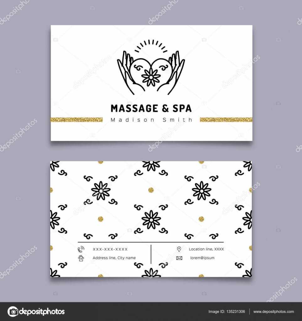 Massage Therapy Business Card Templates | Massage And Spa With Regard To Massage Therapy Business Card Templates