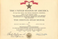 Medals pertaining to Army Good Conduct Medal Certificate Template