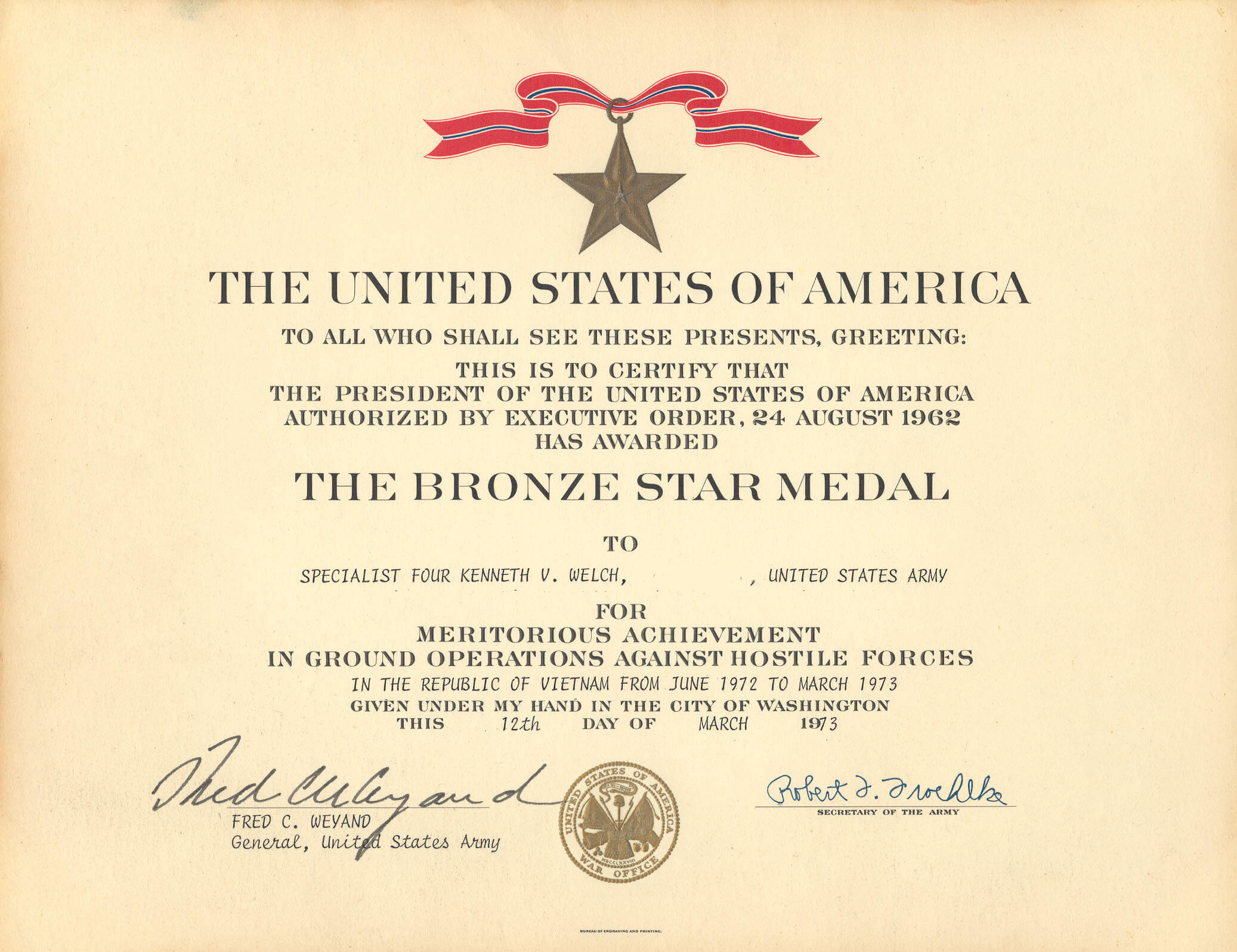 Medals Pertaining To Army Good Conduct Medal Certificate Template