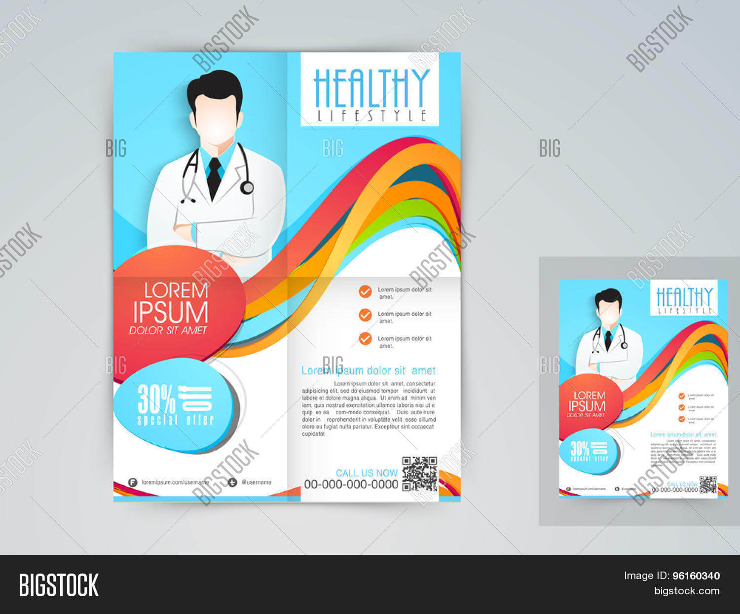 Medical Flyer, Banner Vector & Photo (Free Trial) | Bigstock Within Medical Banner Template
