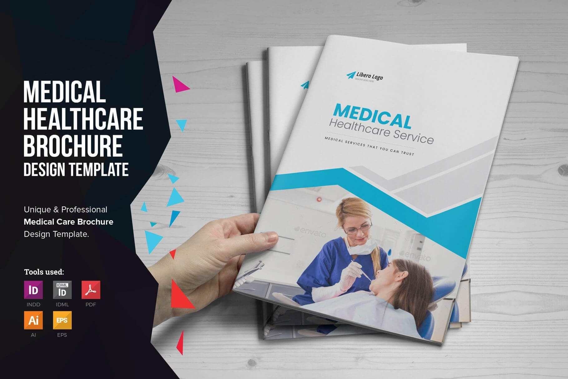 Medical Healthcare Brochure V6 , #sponsored, #indd#indesign Within Medical Office Brochure Templates