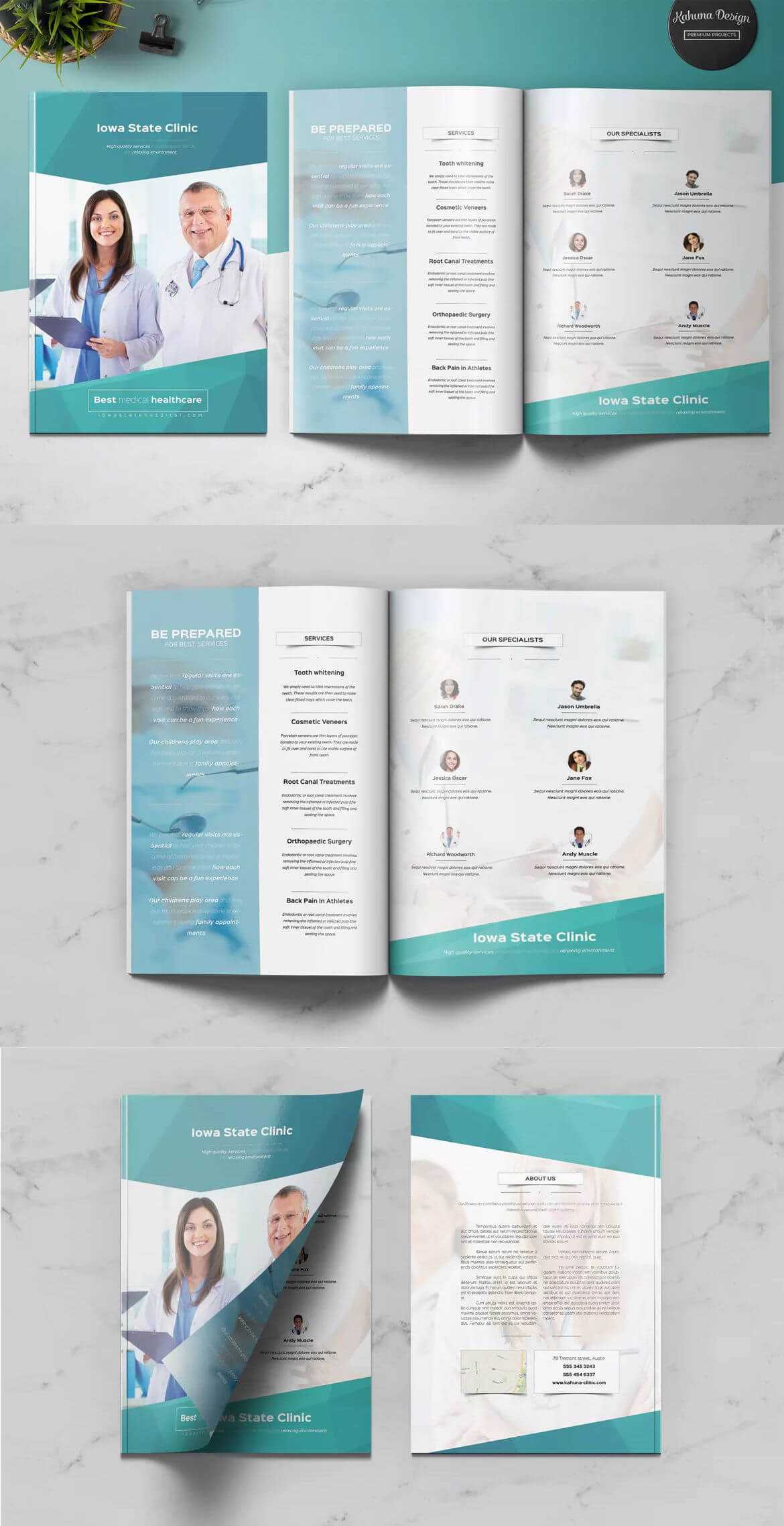 Medical Multipurpose Brochure Template Indesign Indd – A4 + Regarding Letter Size Brochure Template