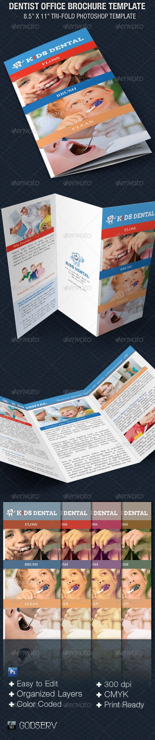 Medical Trifold Simple Graphics, Designs & Templates (Page 5) Throughout Medical Office Brochure Templates