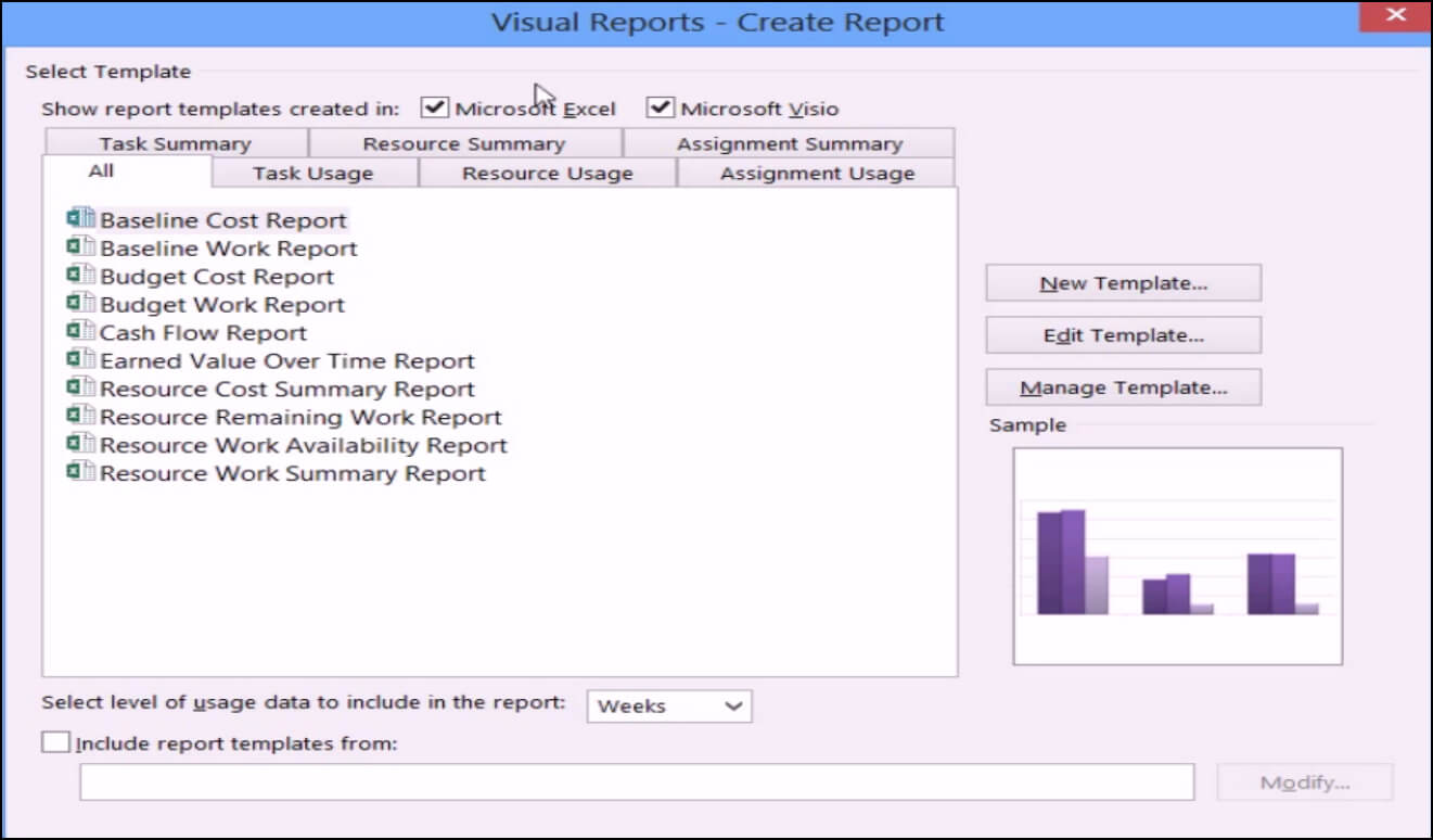 Microsoft Project 2013 Tutorial: Using Visual Reports In Ms Project 2013 Report Templates