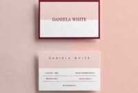 Minimalist Business Card, Modern Business Cards, Business for Template For Calling Card