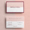 Minimalist Business Card, Modern Business Cards, Business for Template For Calling Card