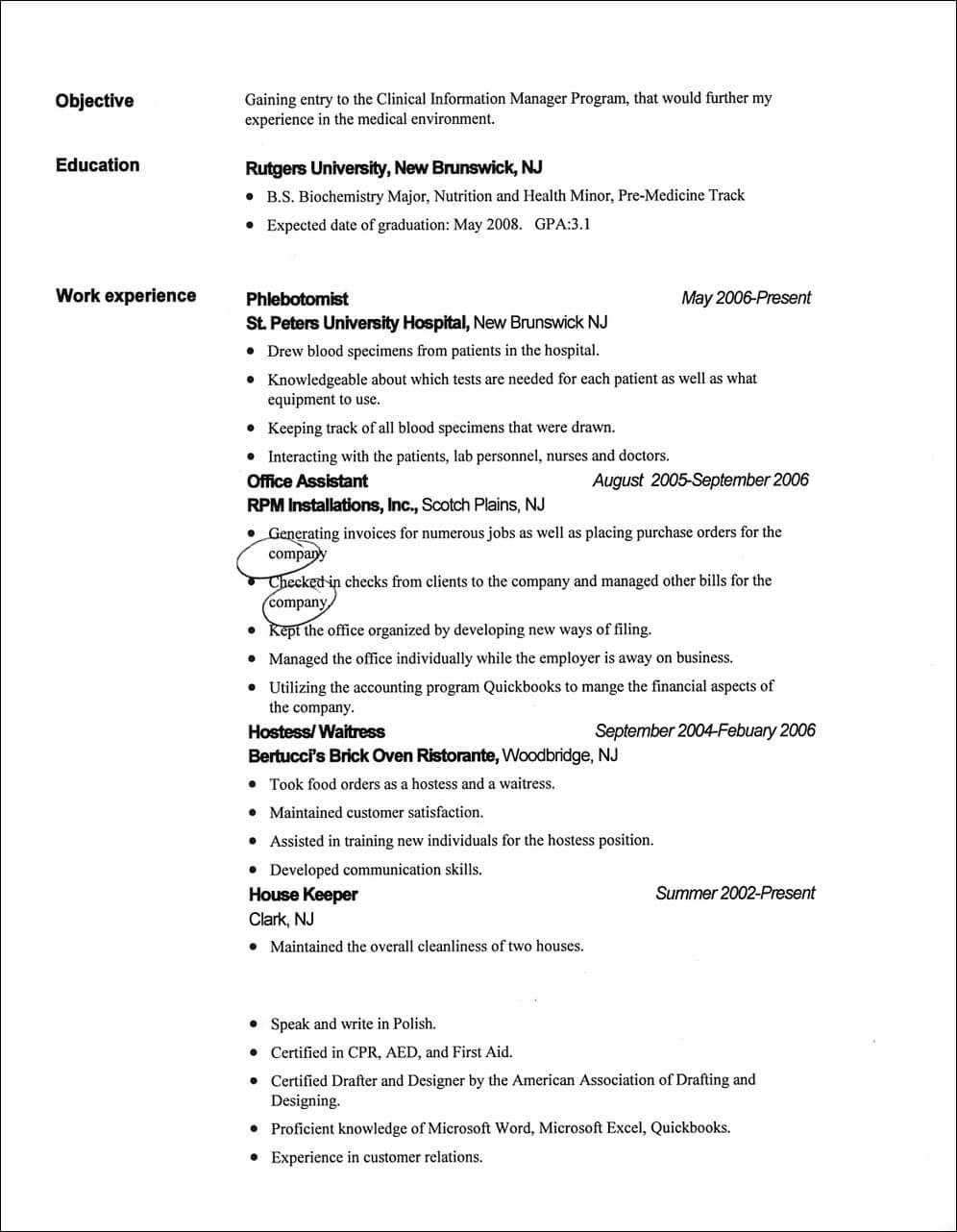 Mla | Resume Format, Sample Resume Format, Resume Profile Throughout Mla Format Word Template