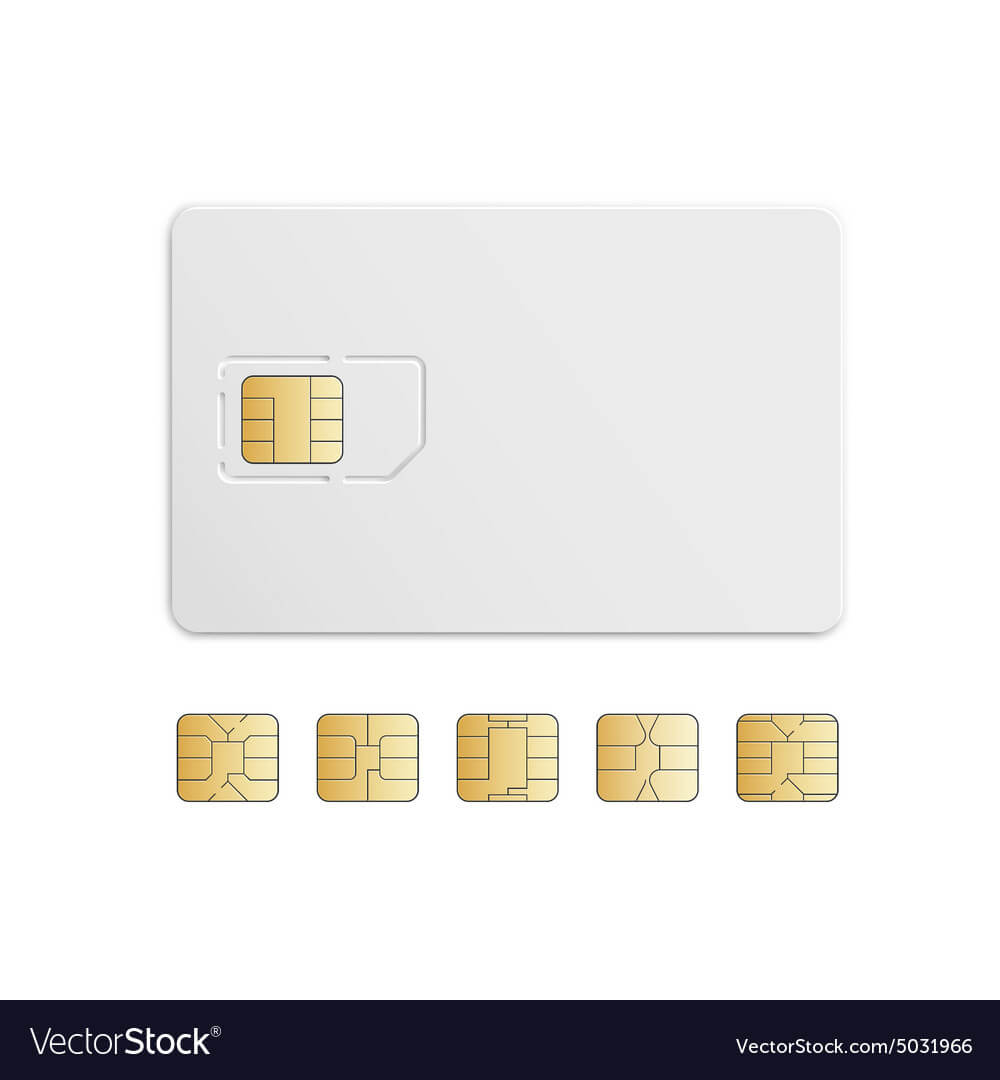 Mobile Cellular Phone Sim Card Chip Set With Regard To Sim Card Template Pdf