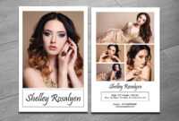 Modeling Comp Card Template On Behance with regard to Zed Card Template