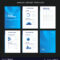 Modern Annual Report Template With Cover Design For Illustrator Report Templates