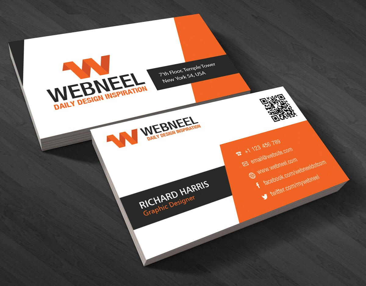 Modern Business Card Template Free Download – Freedownload Regarding Download Visiting Card Templates