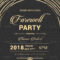 Modern Farewell Party Invitation Template | Farewell Party In Farewell Invitation Card Template