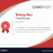 Modern Red Rising Star Certificate For Star Performer Certificate Templates