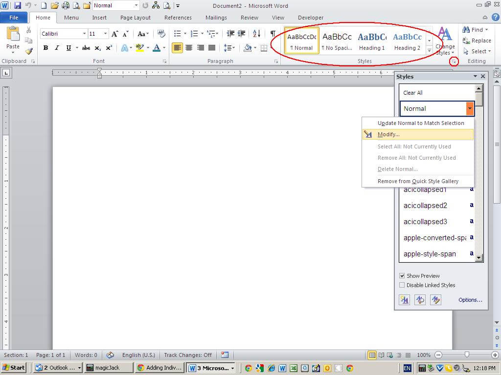 Modify A Style At The Template Level – Techrepublic Regarding How To Save A Template In Word