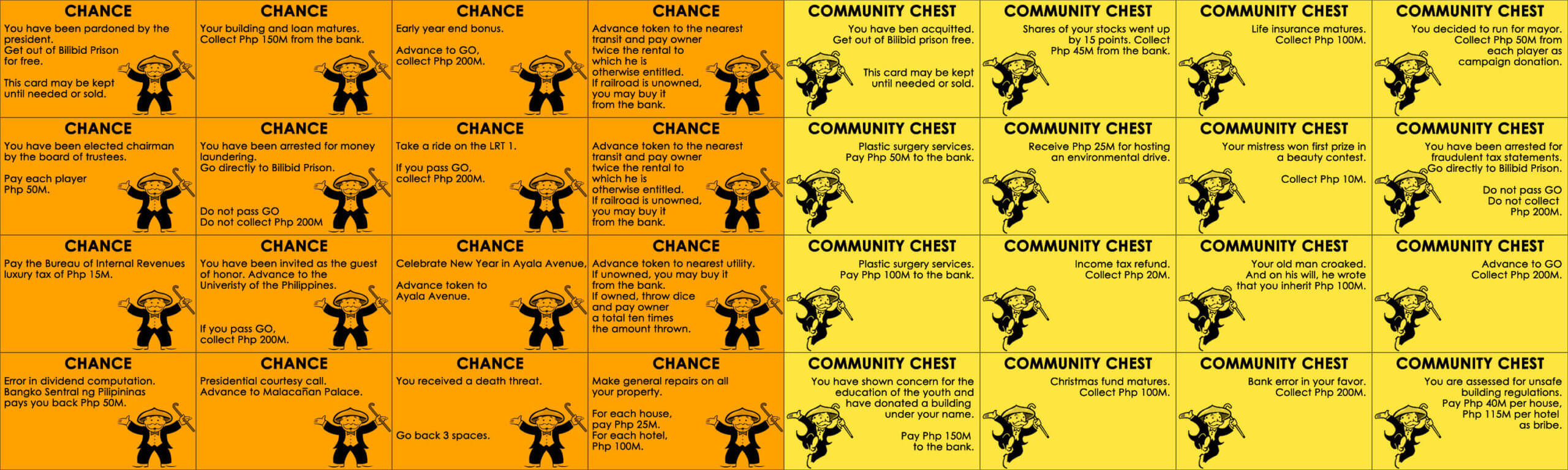 Monopoly Chance Cards Printable That Are Eloquent | Darryl's With Regard To Monopoly Chance Cards Template
