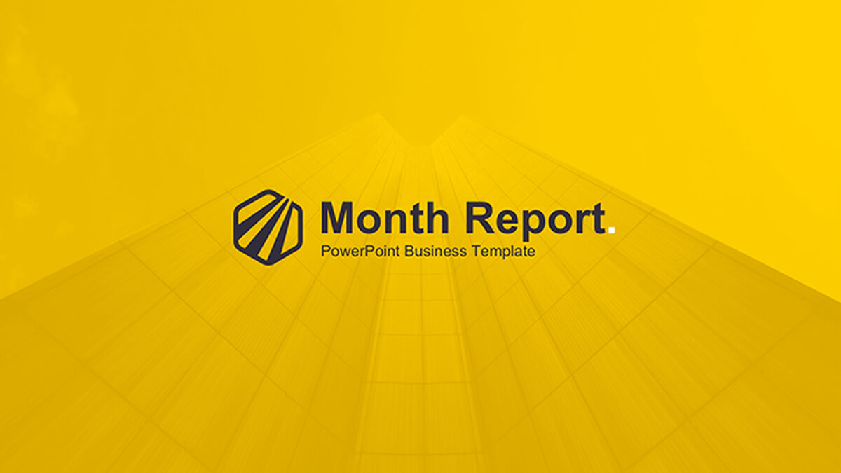 Month Report Powerpoint Template Inside Monthly Report Template Ppt