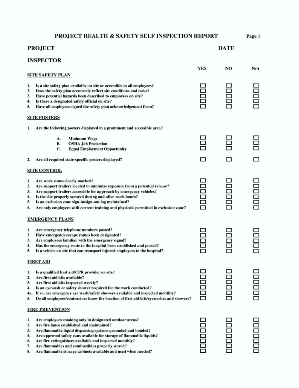 Monthly Health And Safety Report Template | Health, Safety Regarding Monthly Health And Safety Report Template