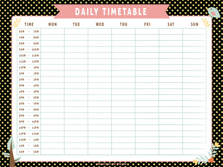 monthly-work-schedule-time-table-template-word-free-regarding-blank