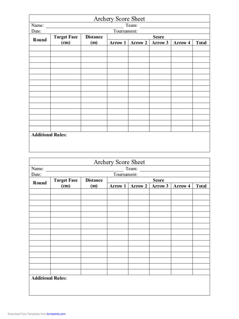 More Score Sheets – 35 Free Templates In Pdf, Word, Excel In Bridge Score Card Template