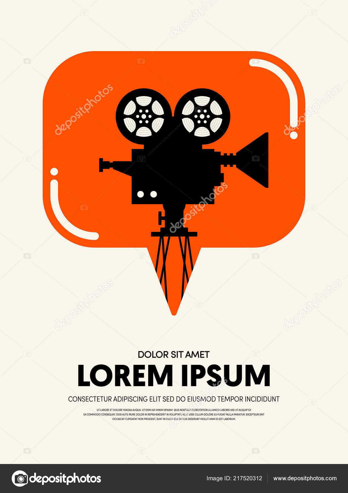 Movie Film Festival Poster Template Design Modern Retro With Regard To Film Festival Brochure Template