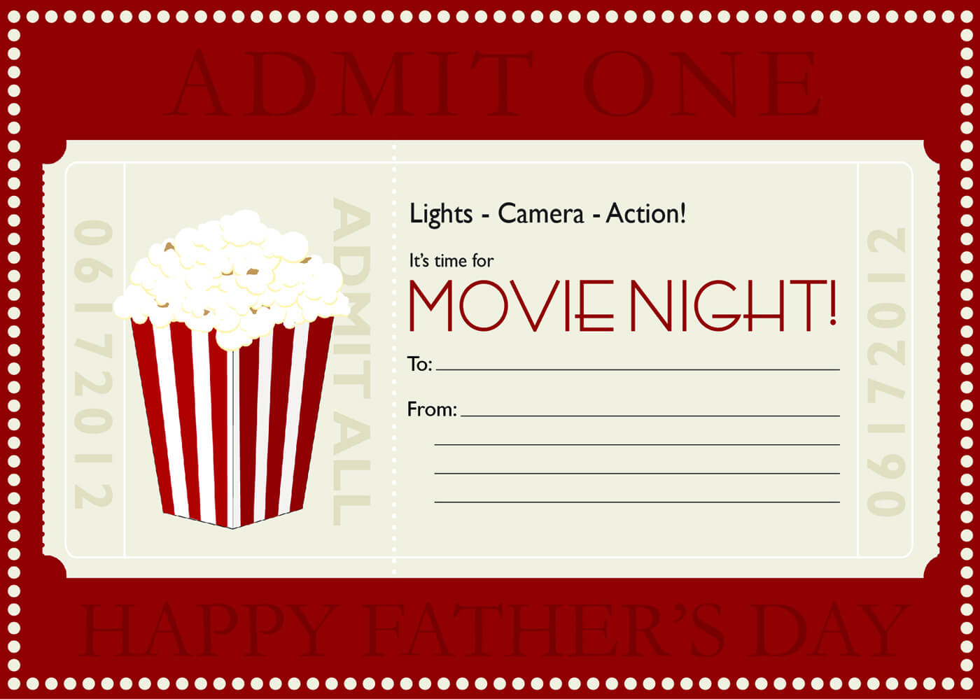 Movie Gift Certificate Templates | Gift Certificate Templates Regarding Movie Gift Certificate Template