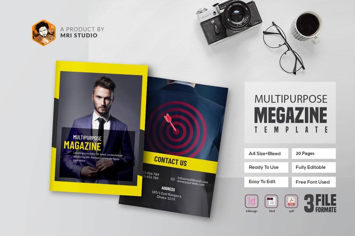 Multipurpose Magazine #ad , #affiliate, #quot#word Pertaining To Magazine Ad Template Word