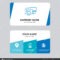 Network Business Card Design Template — Stock Vector Inside Networking Card Template