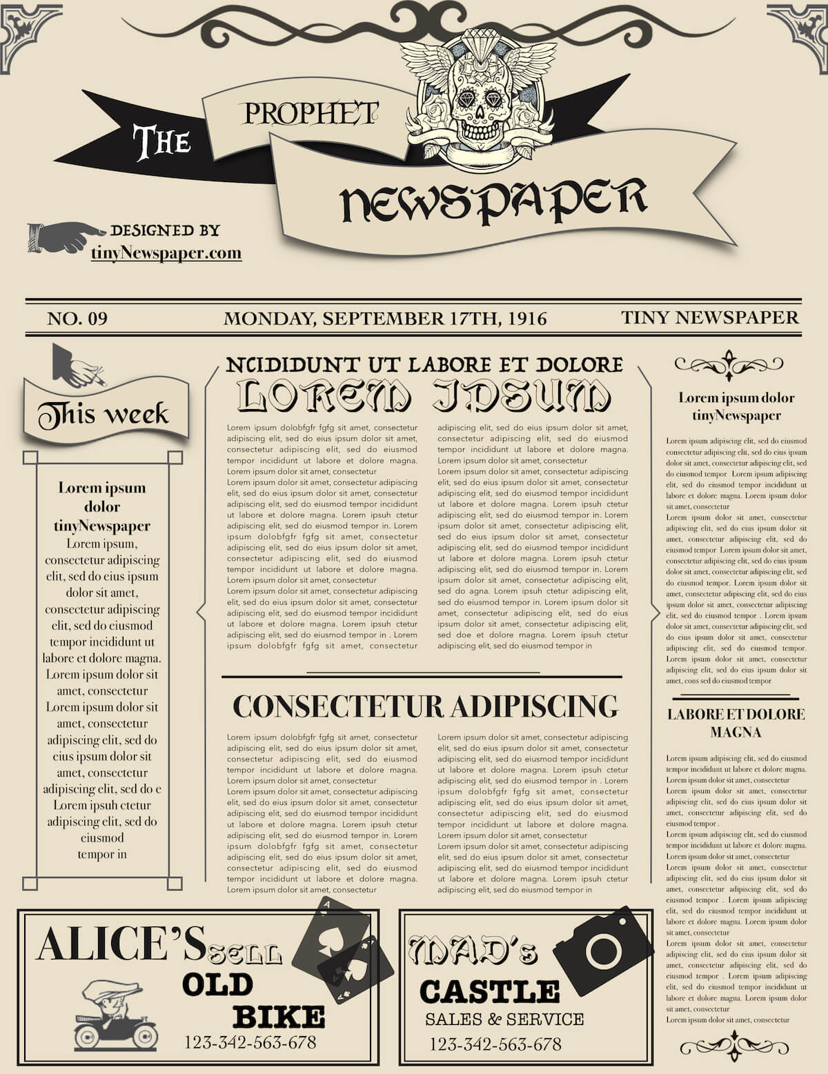 Newspaper Layout Newspaper Format Newspaper Generator Free With Regard To Old Blank Newspaper Template