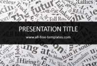 Newspaper Powerpoint Template Is Free Template That You Can in Newspaper Template For Powerpoint