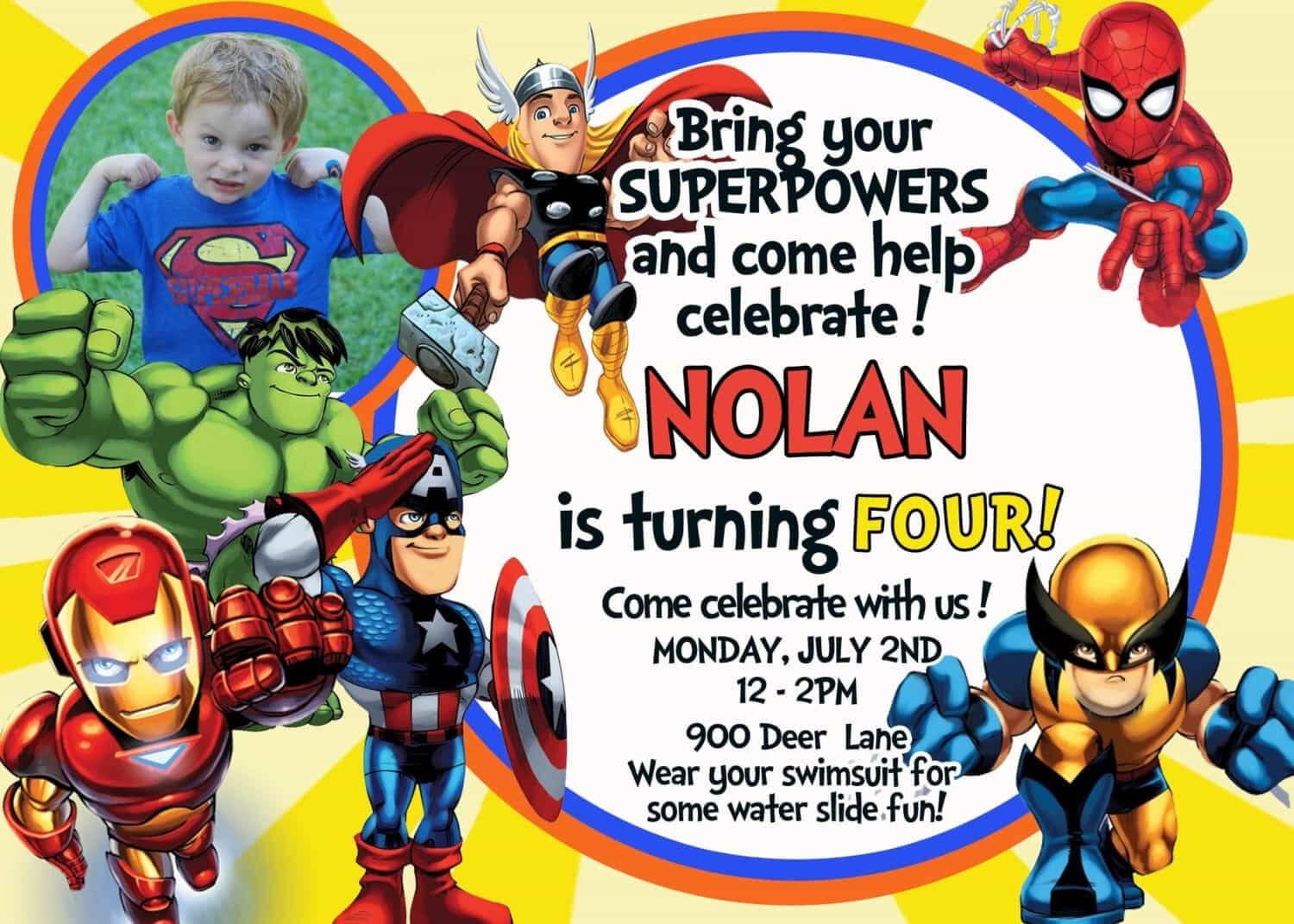 Nice Tips For Choosing Avengers Birthday Invitations Free Within Avengers Birthday Card Template