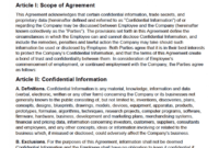 Non-Disclosure Agreement (Nda) Template – Sample with regard to Nda Template Word Document