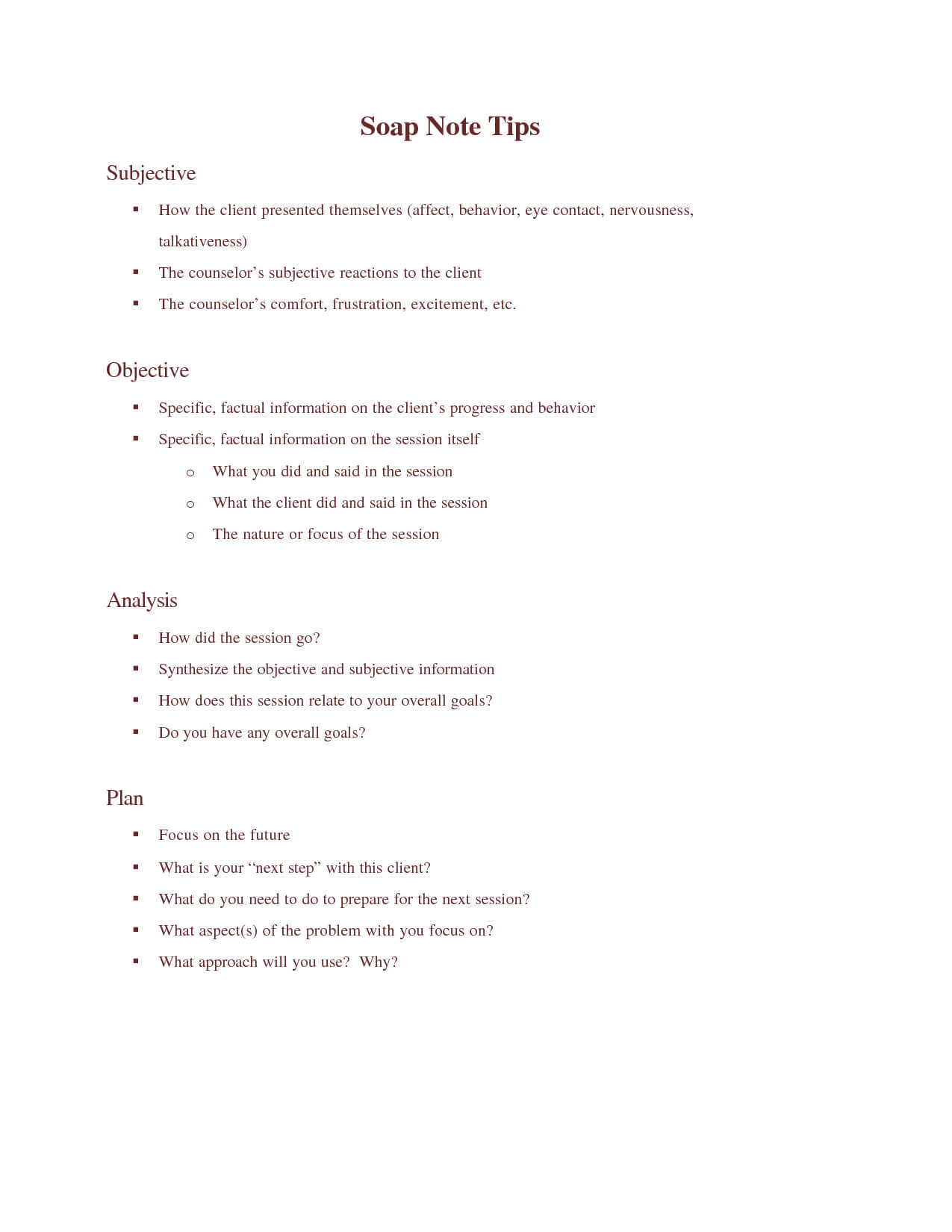 Note Templates In This Soap Note And Progress Note Kit In Soap Report Template