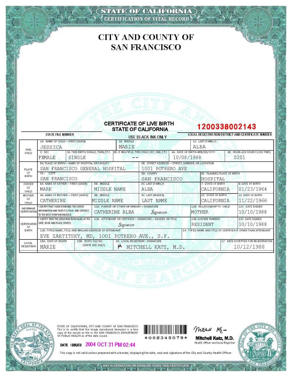 Novelty Birth Certificate Template | Fake Birth Certificate With Regard To Fake Birth Certificate Template