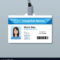 Nurse Id Card Medical Identity Badge Template With Hospital Id Card Template