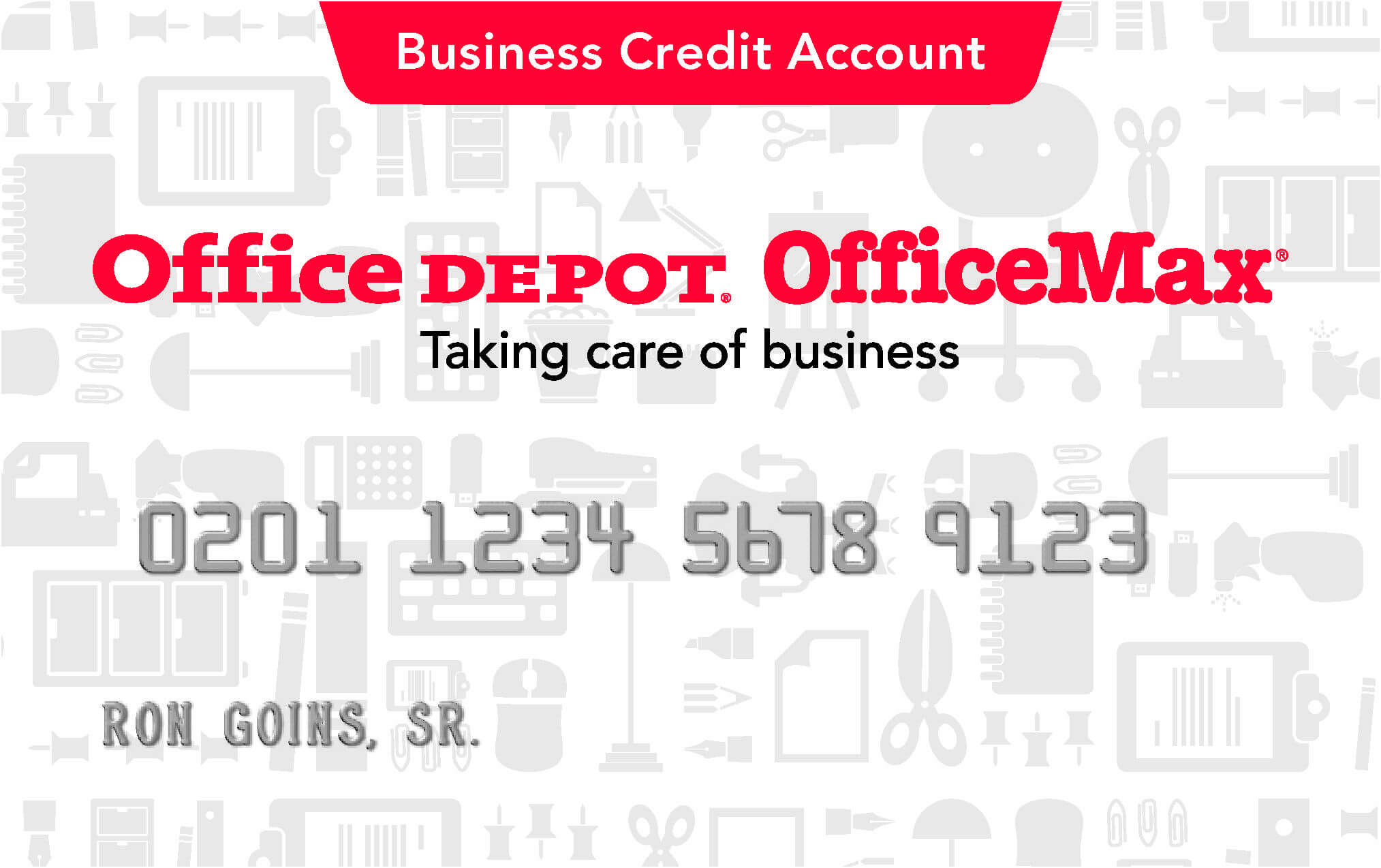 Office Depot Credit Card | Megaburn | Office Depot, Custom Intended For Office Max Business Card Template