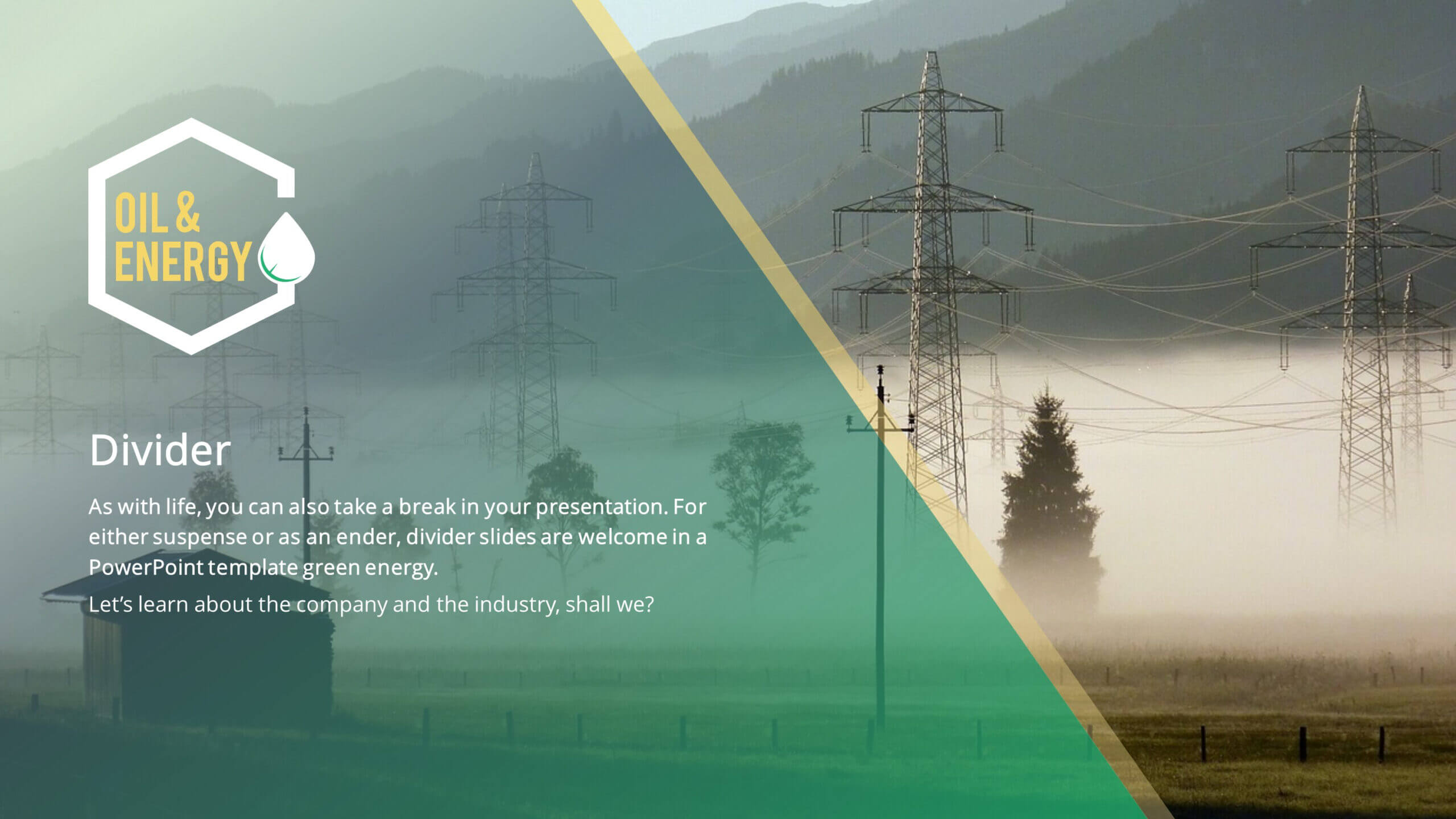 Oil, Gas, And Energy Premium Powerpoint Template | Slidestore Regarding Nuclear Powerpoint Template