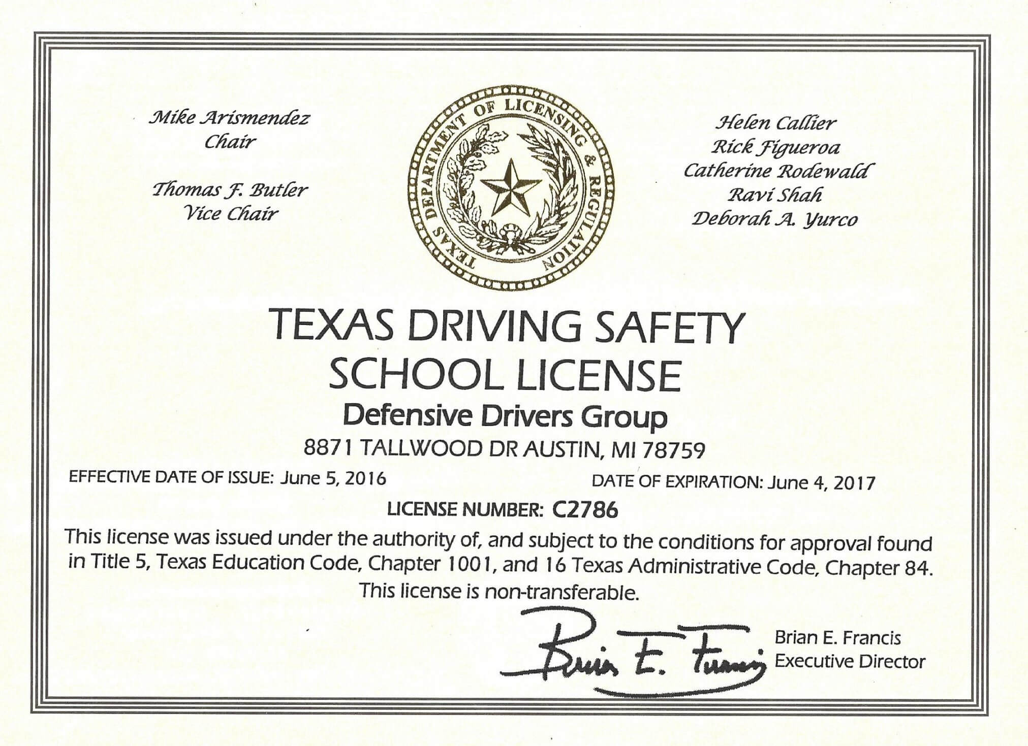 Online Defensive Driving Course Texas With Printable In Safe Driving Certificate Template