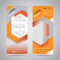 Orange Roll Up Banner Stand Design Template – Download Free With Banner Stand Design Templates